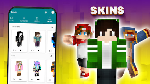 Mods, maps skins for Minecraft ekran görüntüsü