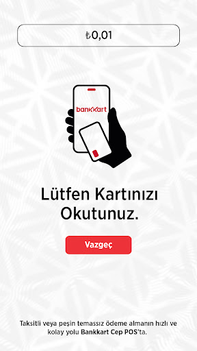 Bankkart Cep POS ekran görüntüsü