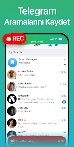 Nicegram: AI x Dual Telegram ekran görüntüsü