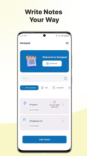 Notepad - Notes and Voice Note ekran görüntüsü