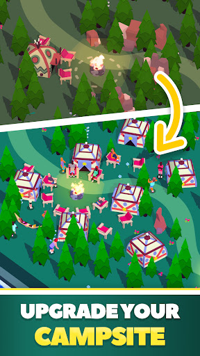 Camping Empire Tycoon : Idle ekran görüntüsü