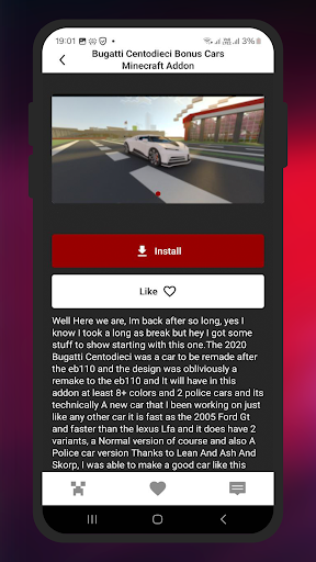 Cars mod for Minecraft PE ekran görüntüsü