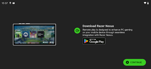 Razer PC Remote Play ekran görüntüsü
