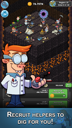 Tap Tap Dig: Idle Clicker Game ekran görüntüsü