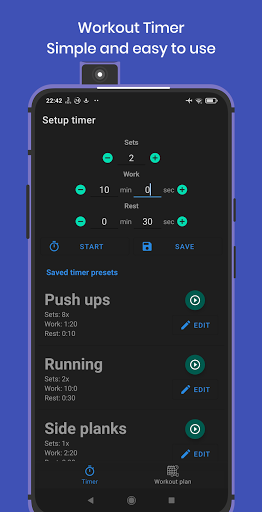 Workout Timer: HIIT & Planning ekran görüntüsü