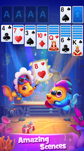 Solitaire Ocean Fish ekran görüntüsü