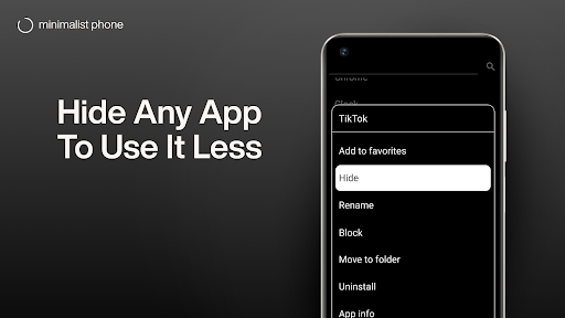 minimalist phone: Launcher ekran görüntüsü