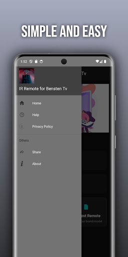 Remote for Bensten tv ekran görüntüsü