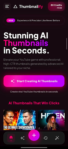 Thumbnailify: AI Thumbnail Gen ekran görüntüsü