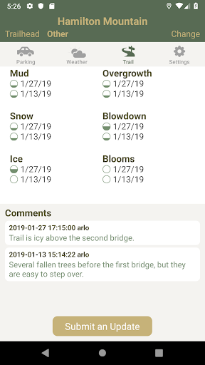 TrailCheck ekran görüntüsü