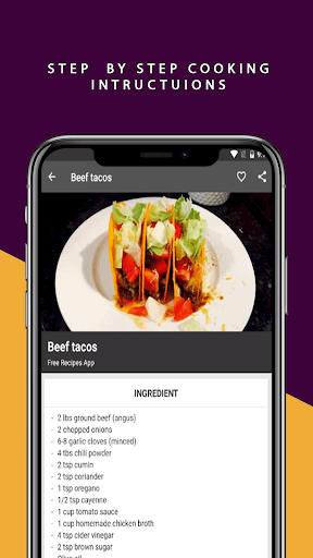 Mexican Recipes Offline ekran görüntüsü