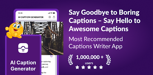 AI Caption Generator, Writer ekran görüntüsü