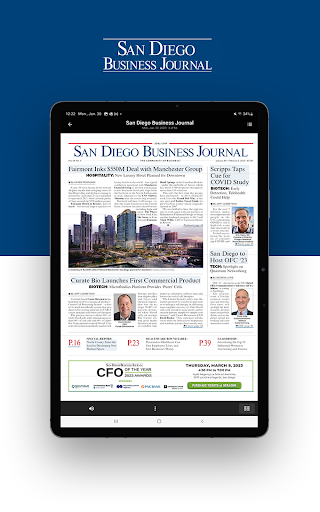 San Diego Business Journal ekran görüntüsü