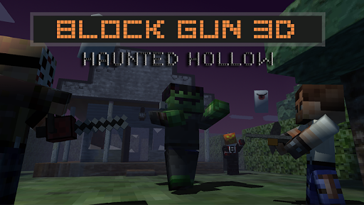 Block Gun 3D: Haunted Hollow ekran görüntüsü