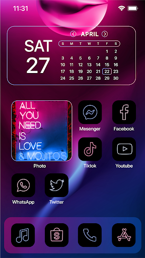 Wow Pristine Theme - Icon Pack ekran görüntüsü