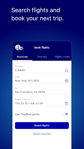 JetBlue - Book & manage trips ekran görüntüsü