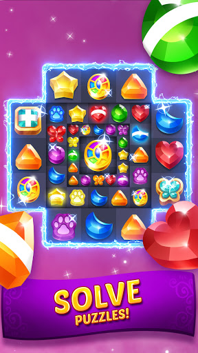Genies & Gems - Match 3 Game ekran görüntüsü
