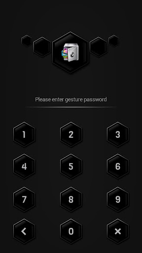 AppLock Theme Black ekran görüntüsü