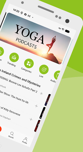 Podcast Player App - Podbean ekran görüntüsü