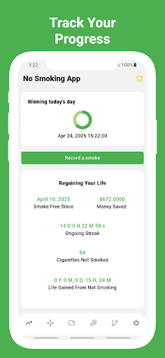 Quit Smoking - No Smoking App ekran görüntüsü