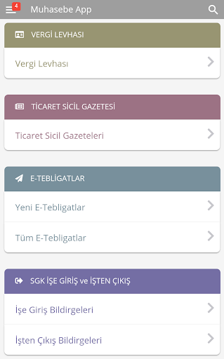 Muhasebe App ekran görüntüsü