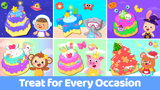 Cake Maker Kids Cooking Games ekran görüntüsü