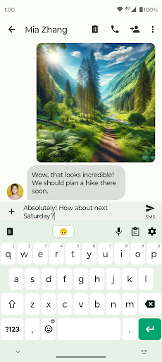 Fossify Keyboard Beta ekran görüntüsü