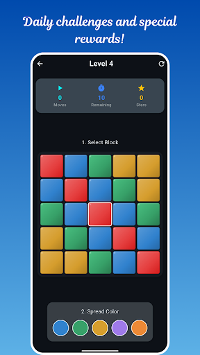 Color Flow Blocks - Fun Puzzle ekran görüntüsü