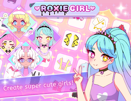 Roxie Girl anime avatar maker ekran görüntüsü