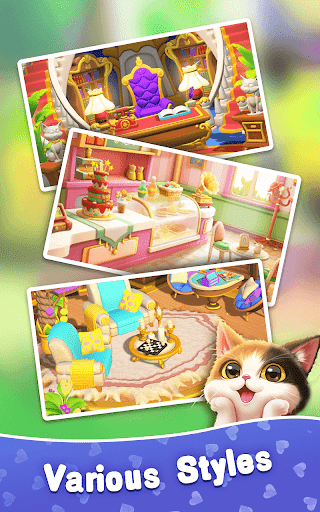 Kitten Match 3D ekran görüntüsü