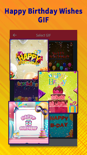 Happy Birthday Wishes GIF ekran görüntüsü