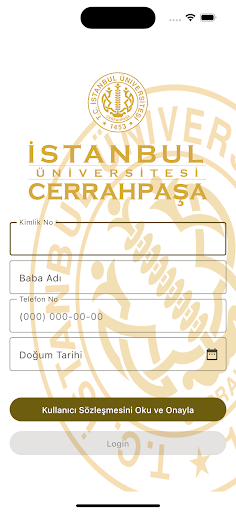 İÜ - Cerrahpaşa Mobil Randevu ekran görüntüsü