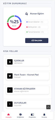 Sefine Akademi ekran görüntüsü