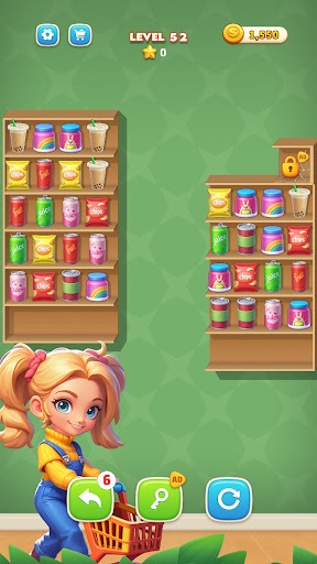 Shopping Sort - Color Puzzle ekran görüntüsü