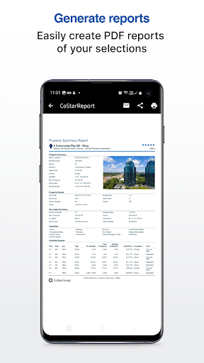 CoStar Commercial Real Estate ekran görüntüsü
