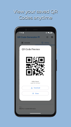 WiFi Password QR Generator PI ekran görüntüsü