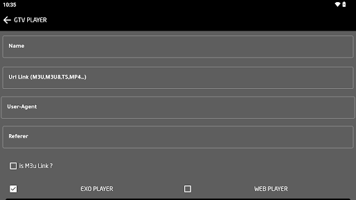 GTV PLAYER ekran görüntüsü