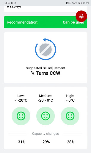 Low-GWP Tool ekran görüntüsü