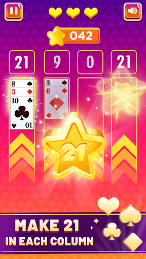 Cards 21 - Puzzle Card Game ekran görüntüsü
