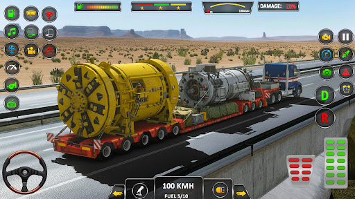 American Cargo Truck Games 3D ekran görüntüsü