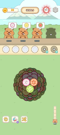 Capybara Fruit Match ekran görüntüsü