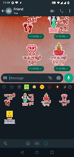 Shuveccha - WA Bengali sticker ekran görüntüsü