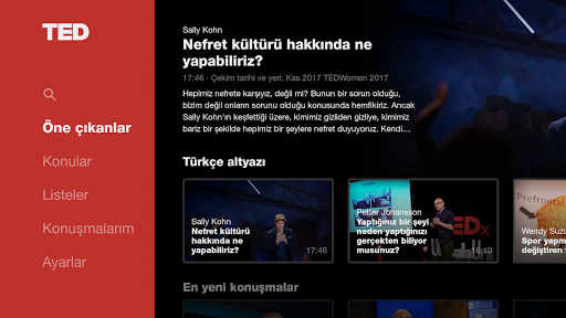 TED TV ekran görüntüsü