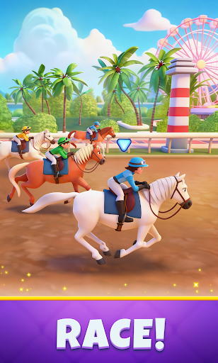 Horse Racing Solitaire ekran görüntüsü