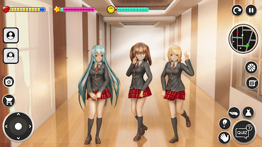 High School Girl Life Sim 3D ekran görüntüsü