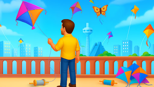 Kite Flying Adventure Game ekran görüntüsü