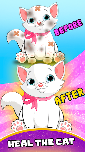 Rescue Cat - Pet Grooming Game ekran görüntüsü