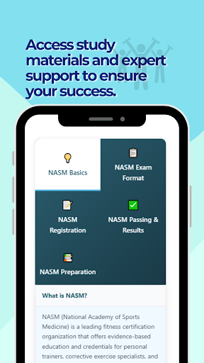 NASM Practice Test ekran görüntüsü