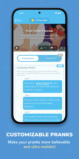 Prank Caller: Voice & AI Chat ekran görüntüsü
