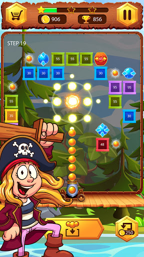 Pirates Bricks Breaker ekran görüntüsü
